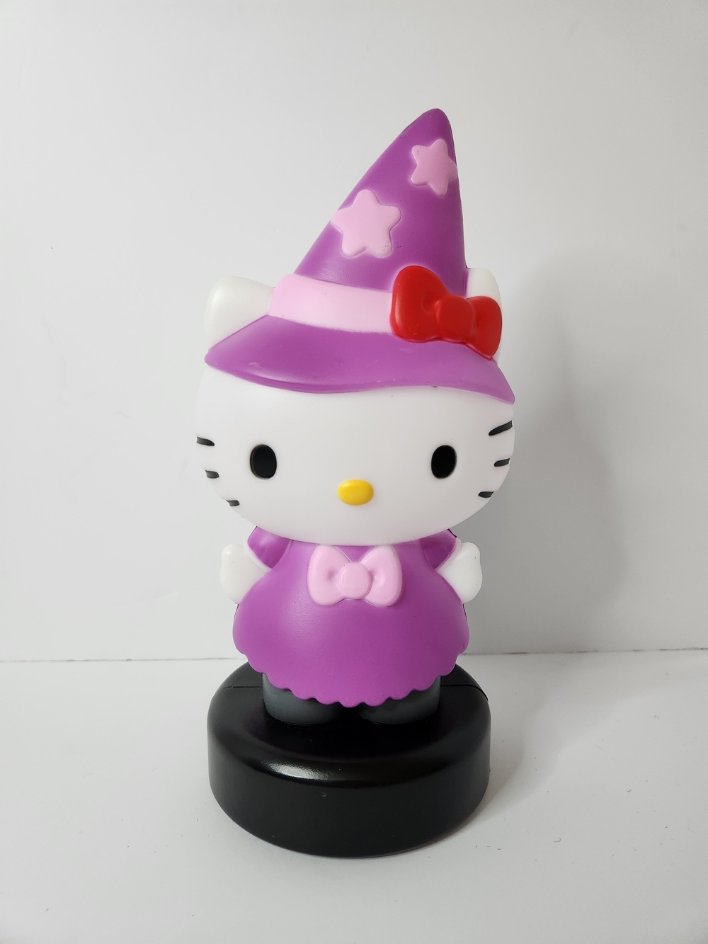 Hello Kitty Purple Witch Light Up Blow Mold Figure by Sanrio - Halloween
